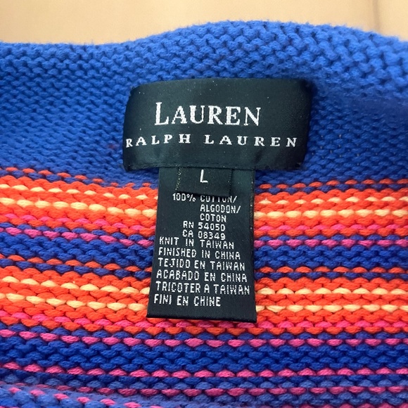 Ralph Lauren Striped Sweater  -  Size Large - Picture 6 of 6